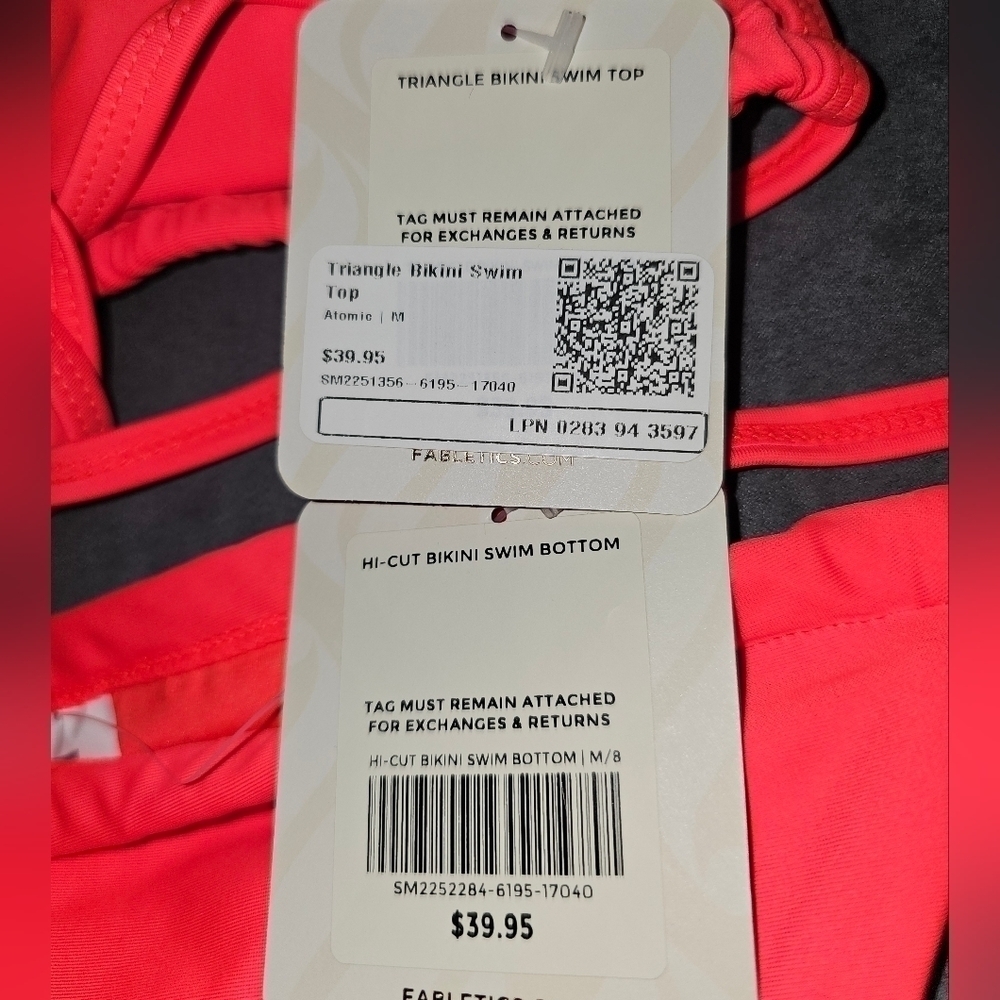 NWT Fabletics Atomic Bikini - Picture 3 of 6